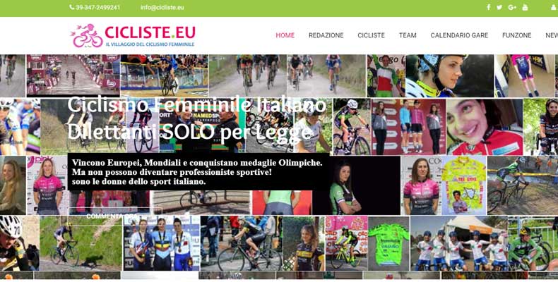Cicliste.eu, progetto dedicato al ciclismo femminile