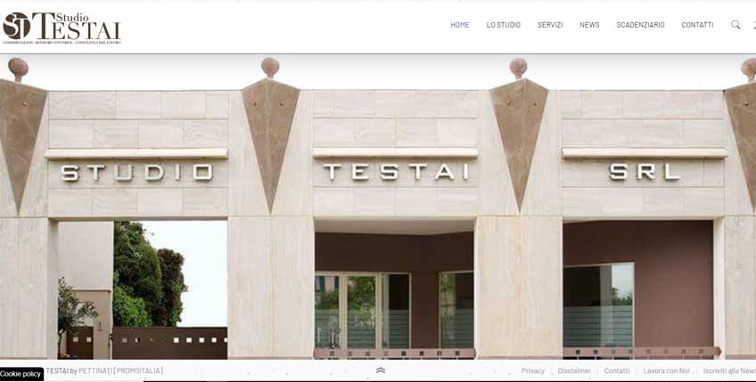 Online il sito web dello Studio Testai